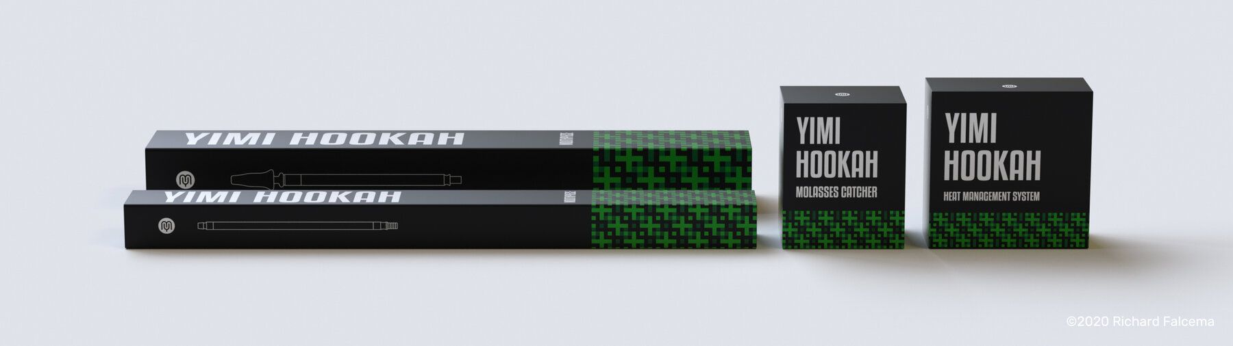 Four packages of YIMI HOOKAH