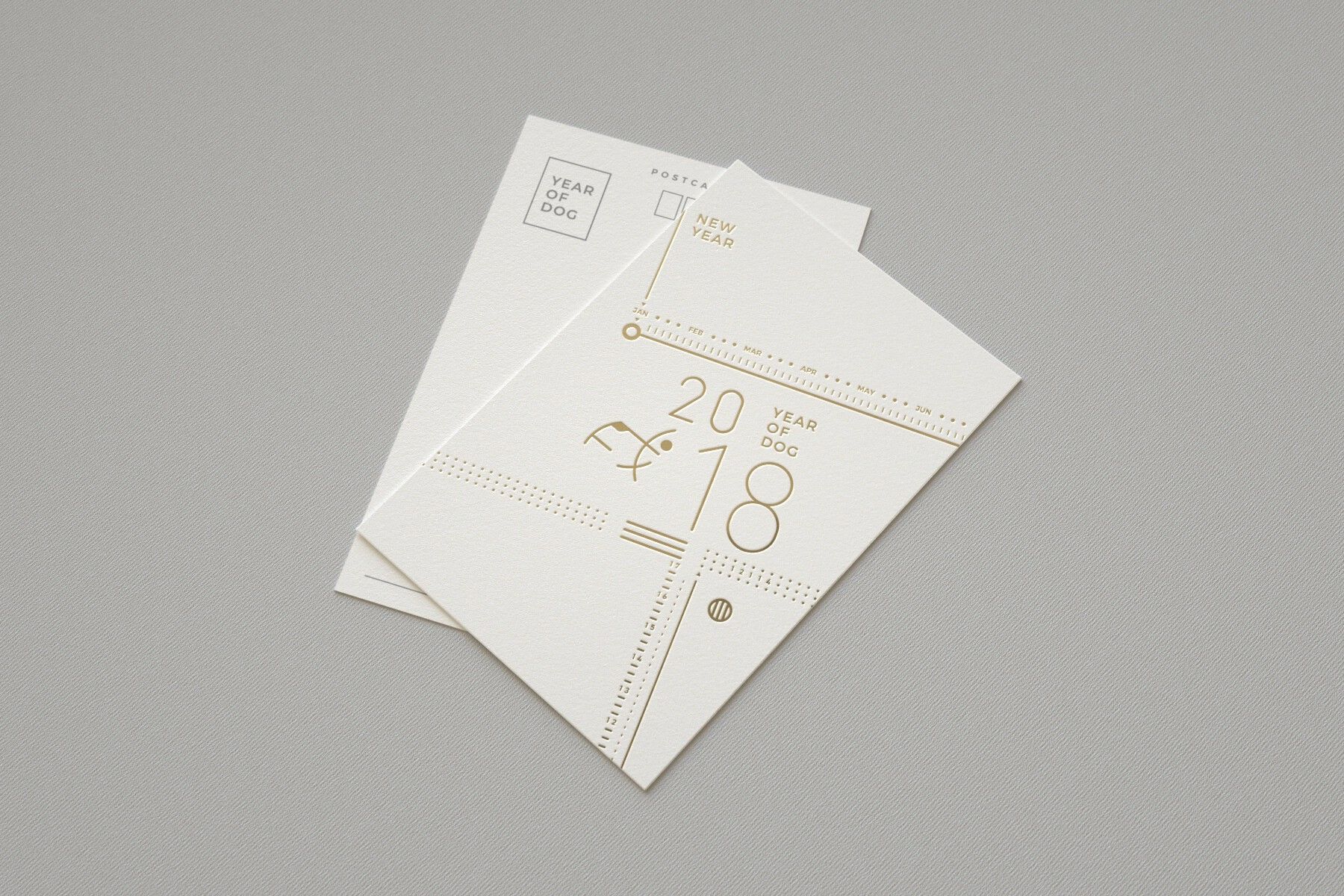 YEAR OF DOG Postcards Image