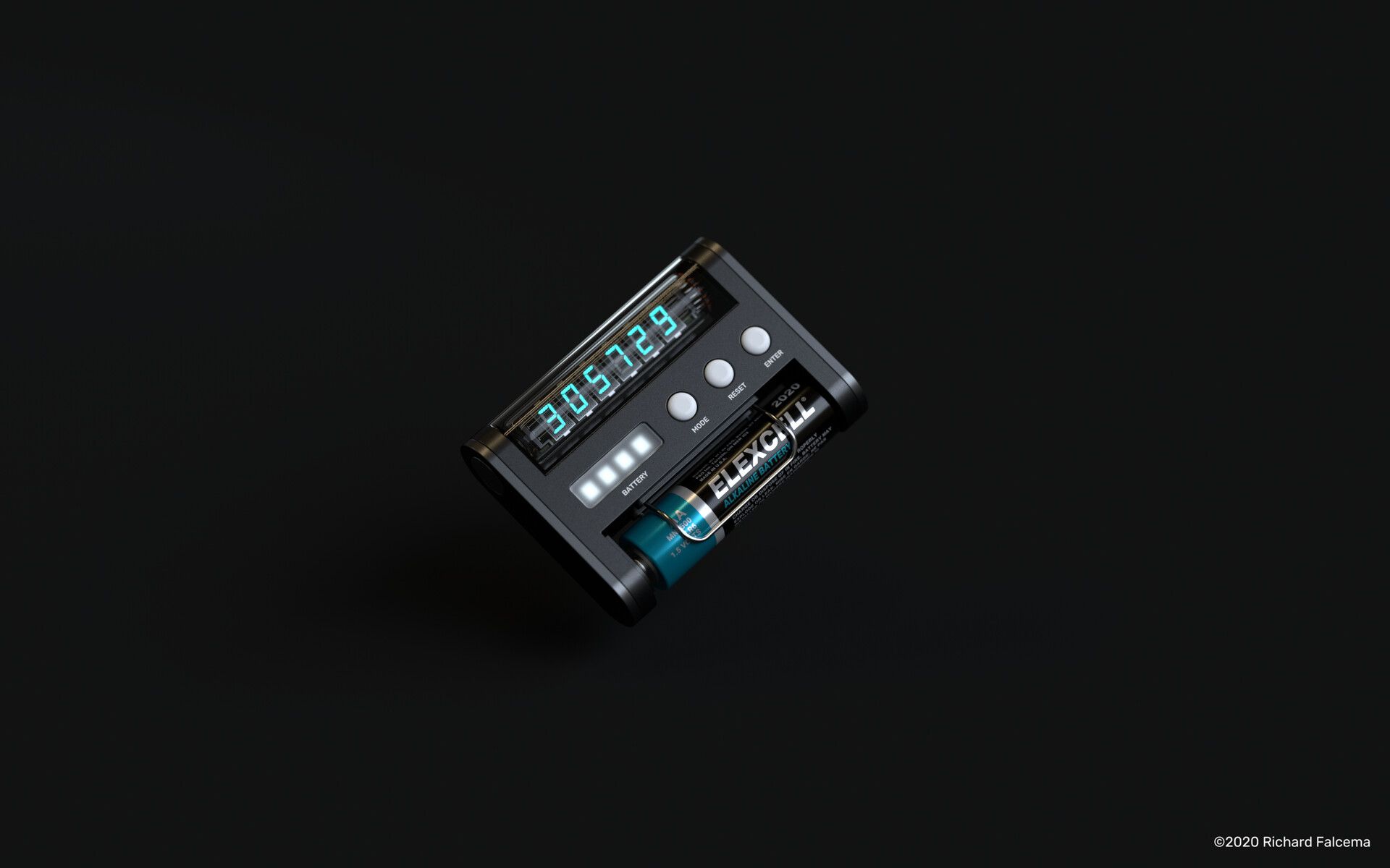 Six digits VFD clock